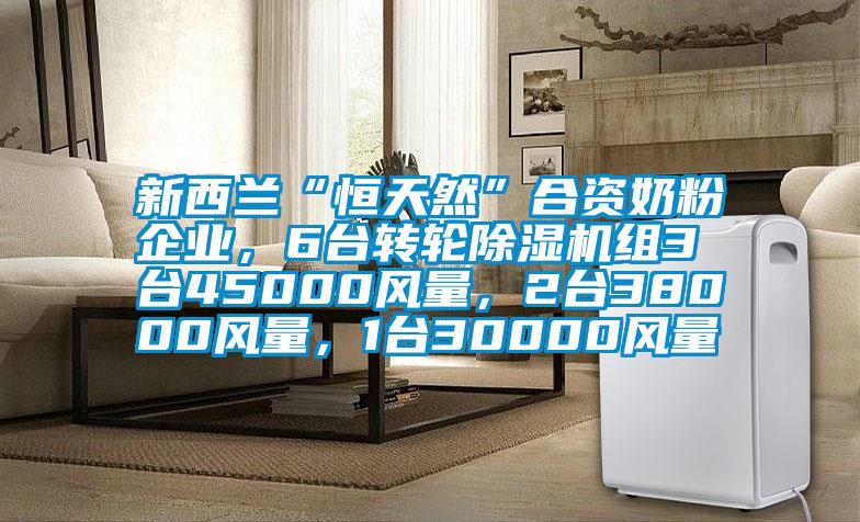 新西蘭“恒天然”合資奶粉企業，6臺轉輪除濕機組3臺45000風量，2臺38000風量，1臺30000風量