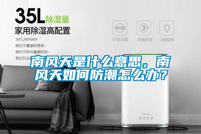 南風天是什么意思，南風天如何防潮怎么辦？