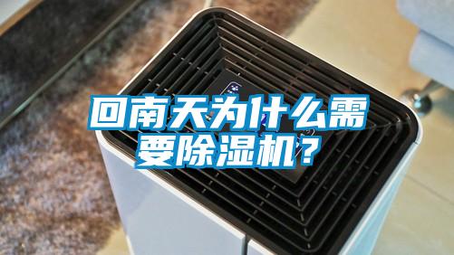 回南天為什么需要除濕機?