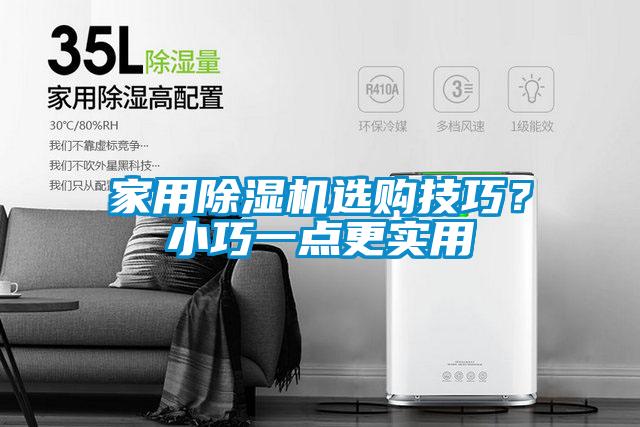 家用除濕機選購技巧？小巧一點更實用
