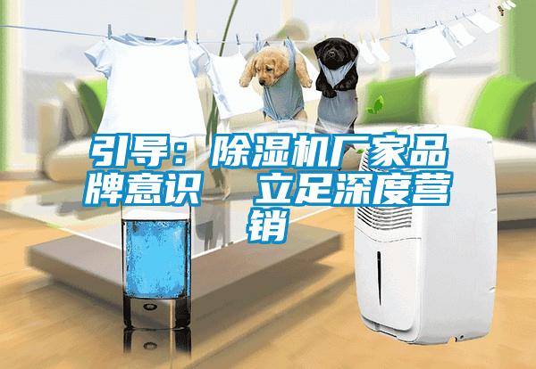 引導:除濕機廠家品牌意識 立足深度營銷