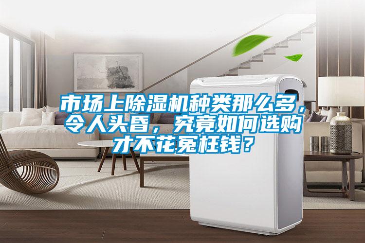 市場上除濕機種類那么多，令人頭昏，究竟如何選購才不花冤枉錢？