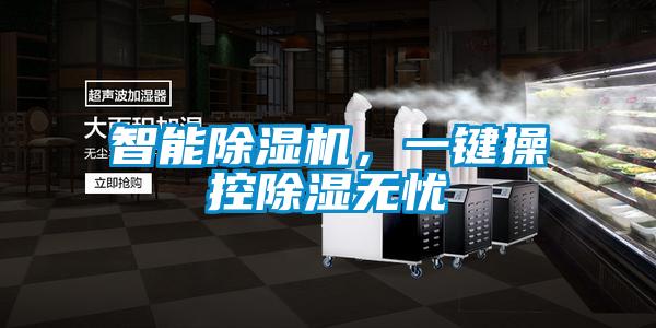智能除濕機,一鍵操控除濕無憂