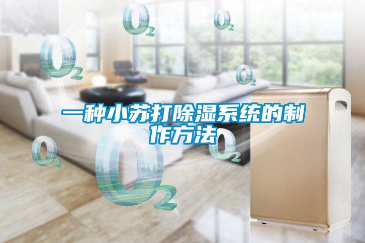 一種小蘇打除濕系統的制作方法