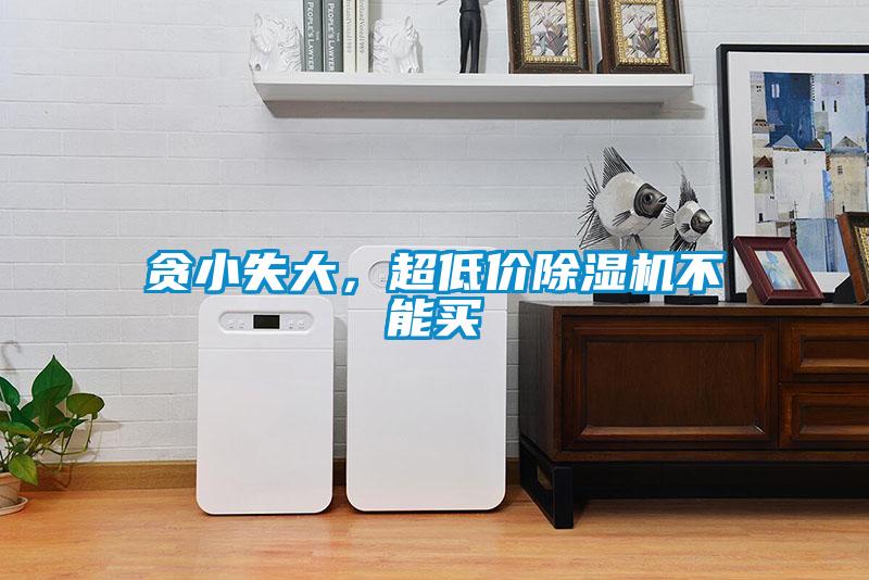 貪小失大,超低價除濕機不能買