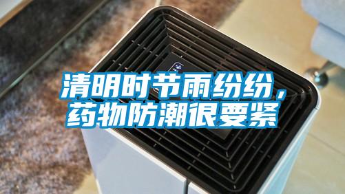 清明時節雨紛紛，藥物防潮很要緊