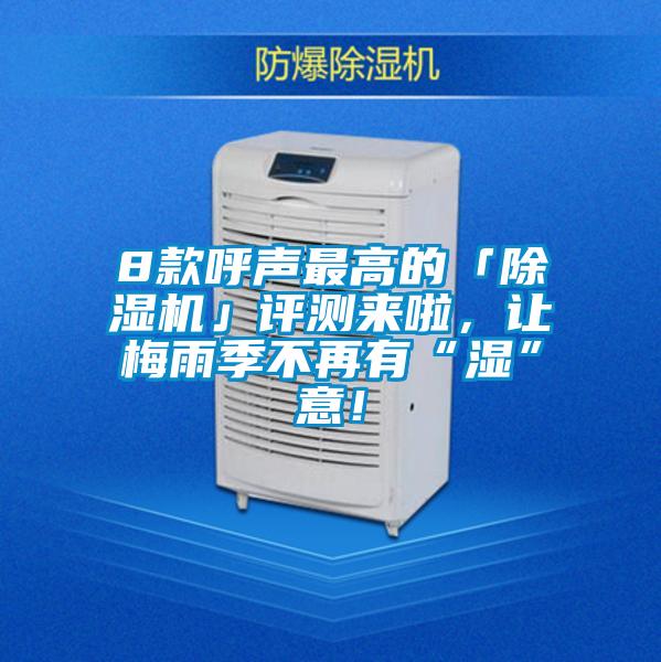8款呼聲最高的「除濕機(jī)」評(píng)測(cè)來(lái)啦,讓梅雨季不再有“濕”意!