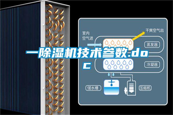 一除濕機技術參數.doc