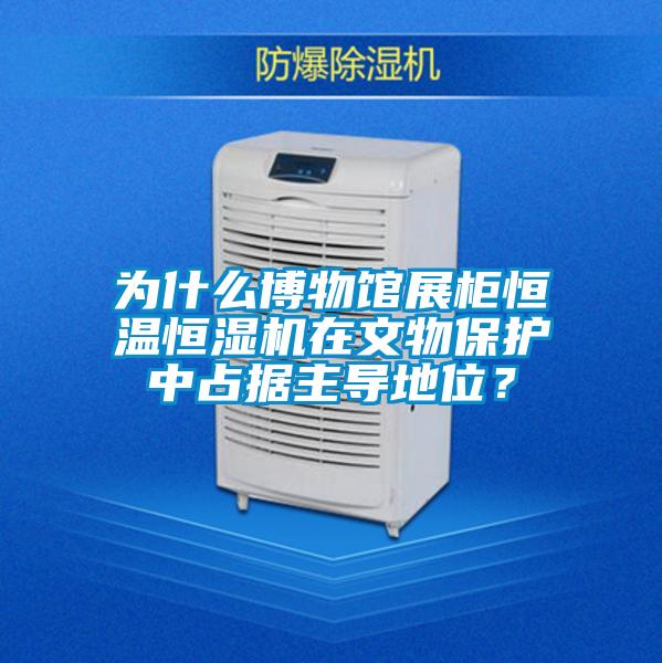 為什么博物館展柜恒溫恒濕機在文物保護中占據(jù)主導地位？