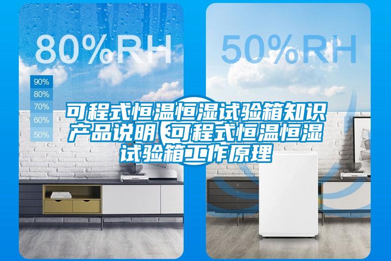 可程式恒溫恒濕試驗箱知識產品說明 可程式恒溫恒濕試驗箱工作原理