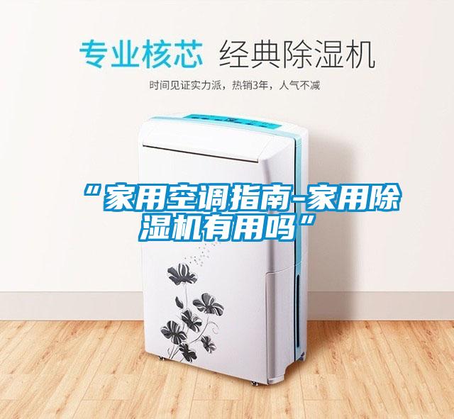“家用空調指南-家用除濕機有用嗎”