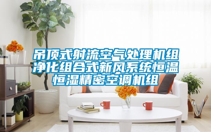 吊頂式射流空氣處理機組凈化組合式新風系統恒溫恒濕精密空調機組
