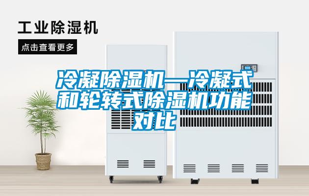 冷凝除濕機—冷凝式和輪轉式除濕機功能對比