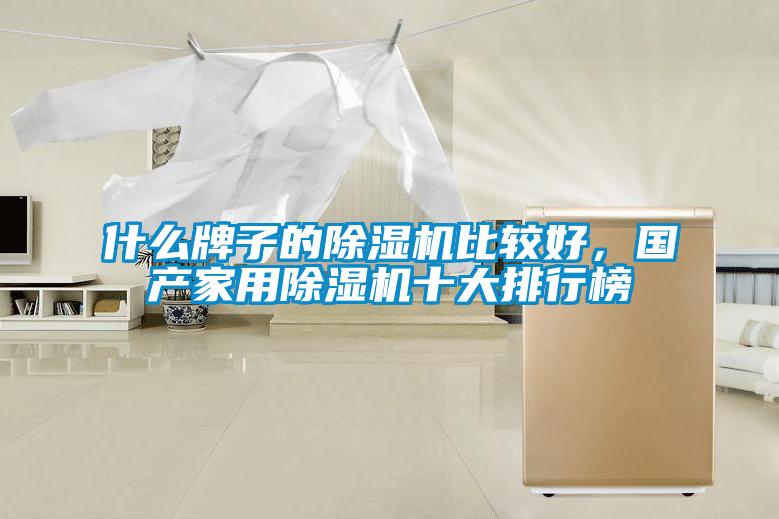 什么牌子的除濕機比較好，國產家用除濕機十大排行榜