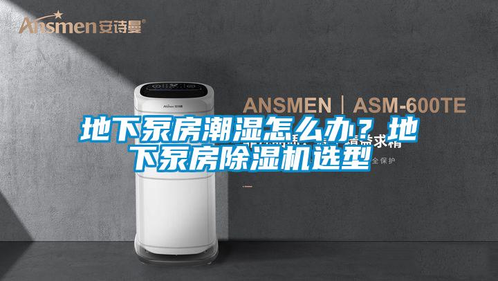 地下泵房潮濕怎么辦?地下泵房除濕機選型
