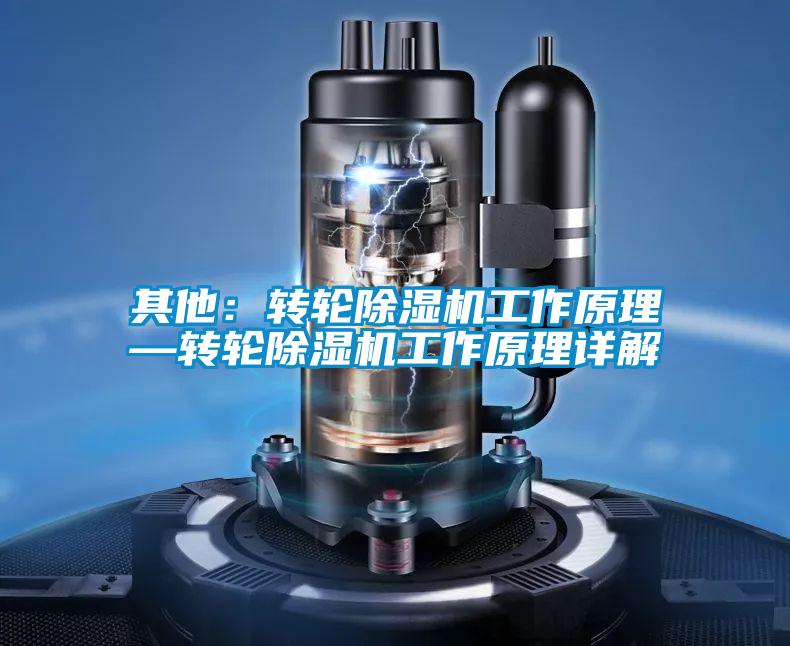其他:轉輪除濕機工作原理—轉輪除濕機工作原理詳解