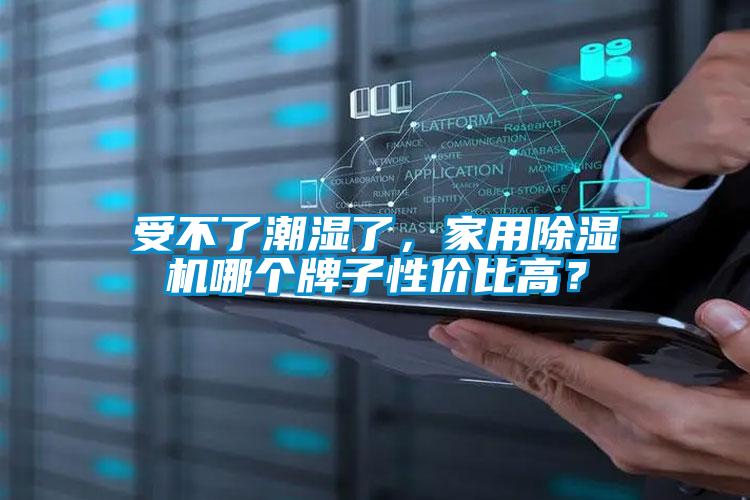 受不了潮濕了，家用除濕機哪個牌子性價比高？