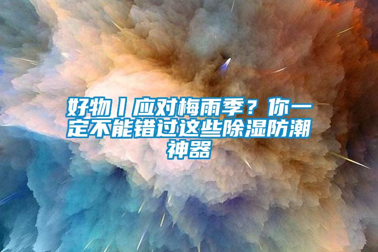 好物丨應(yīng)對梅雨季？你一定不能錯過這些除濕防潮神器