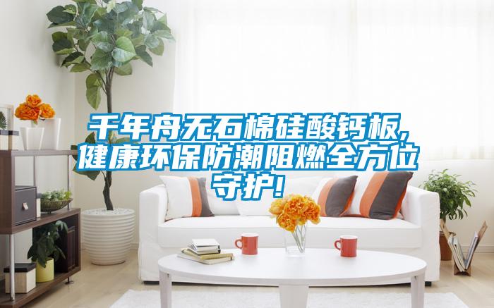 千年舟無石棉硅酸鈣板,健康環保防潮阻燃全方位守護!