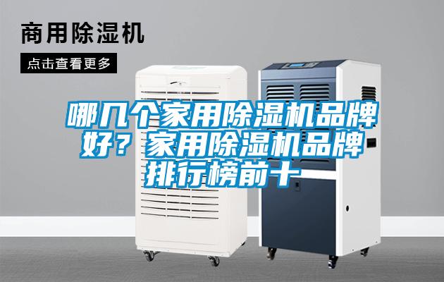 哪幾個家用除濕機品牌好?家用除濕機品牌排行榜前十