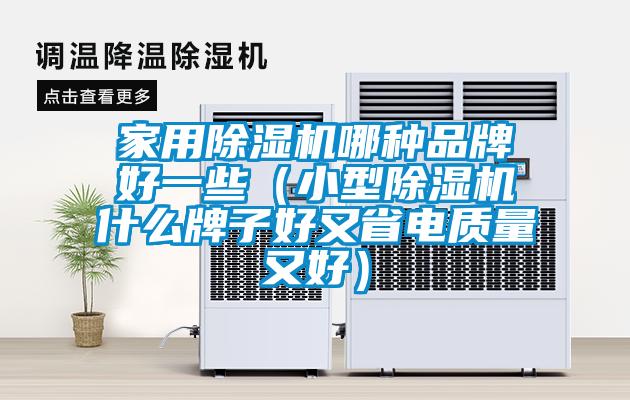 家用除濕機哪種品牌好一些(小型除濕機什么牌子好又省電質(zhì)量又好)