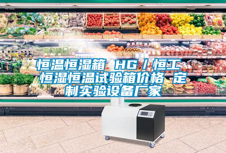恒溫恒濕箱 HG/恒工 恒濕恒溫試驗箱價格 定制實驗設備廠家