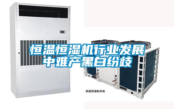 恒溫恒濕機行業(yè)發(fā)展中難產(chǎn)黑白紛歧