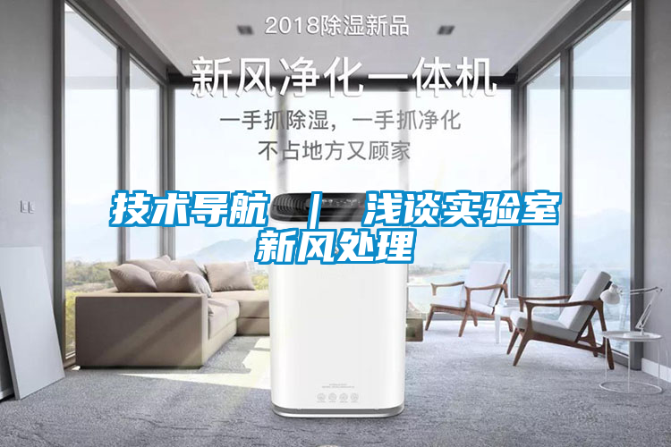 技術(shù)導(dǎo)航 | 淺談實(shí)驗(yàn)室新風(fēng)處理