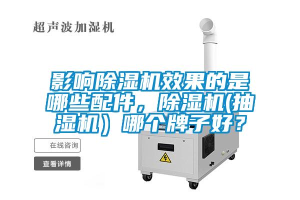 影響除濕機效果的是哪些配件，除濕機(抽濕機）哪個牌子好？