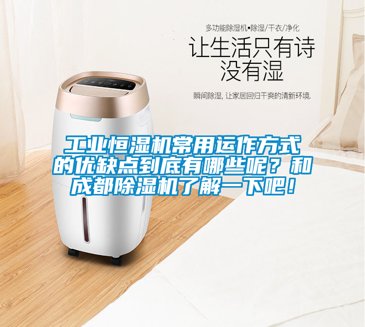 工業(yè)恒濕機(jī)常用運(yùn)作方式的優(yōu)缺點(diǎn)到底有哪些呢？和成都除濕機(jī)了解一下吧！