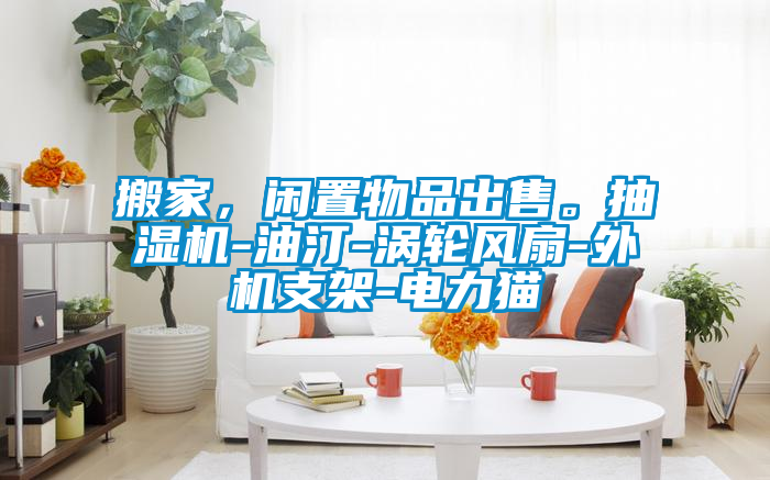 搬家，閑置物品出售。抽濕機-油汀-渦輪風扇-外機支架-電力貓