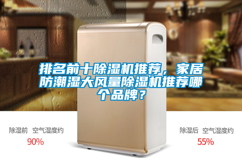 排名前十除濕機推薦，家居防潮濕大風量除濕機推薦哪個品牌？