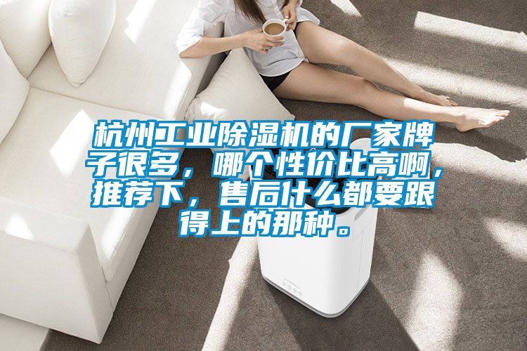 杭州工業除濕機的廠家牌子很多，哪個性價比高啊，推薦下，售后什么都要跟得上的那種。