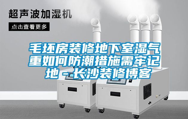 毛坯房裝修地下室濕氣重如何防潮措施需牢記 地-長沙裝修博客