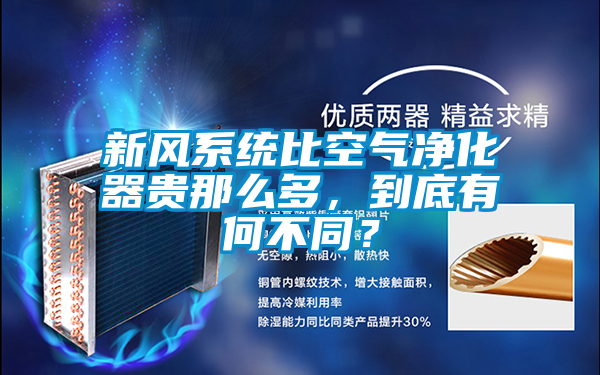 新風(fēng)系統(tǒng)比空氣凈化器貴那么多,到底有何不同?