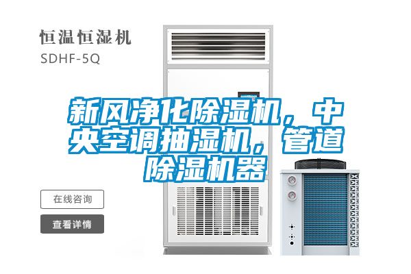 新風(fēng)凈化除濕機,中央空調(diào)抽濕機,管道除濕機器