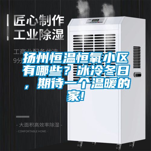 揚州恒溫恒氧小區有哪些?冰冷冬日,期待一個溫暖的家!