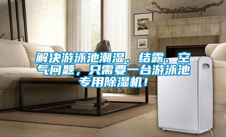 解決游泳池潮濕、結露、空氣問題，只需要一臺游泳池專用除濕機！