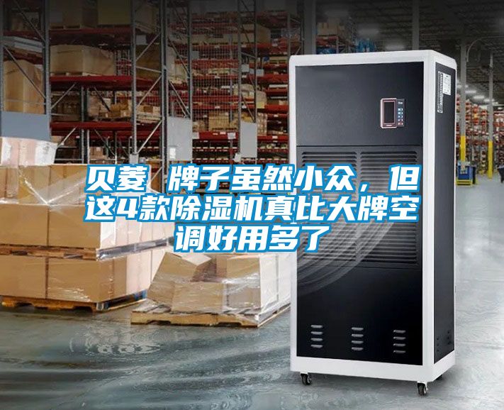 貝菱 牌子雖然小眾,但這4款除濕機真比大牌空調好用多了