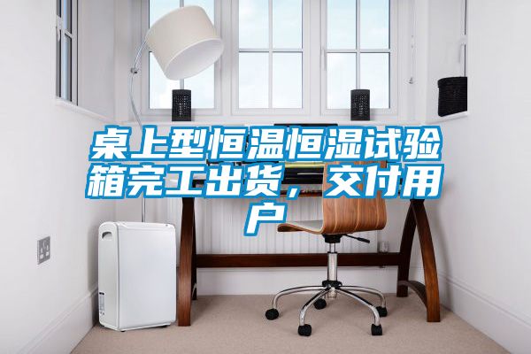 桌上型恒溫恒濕試驗(yàn)箱完工出貨,交付用戶