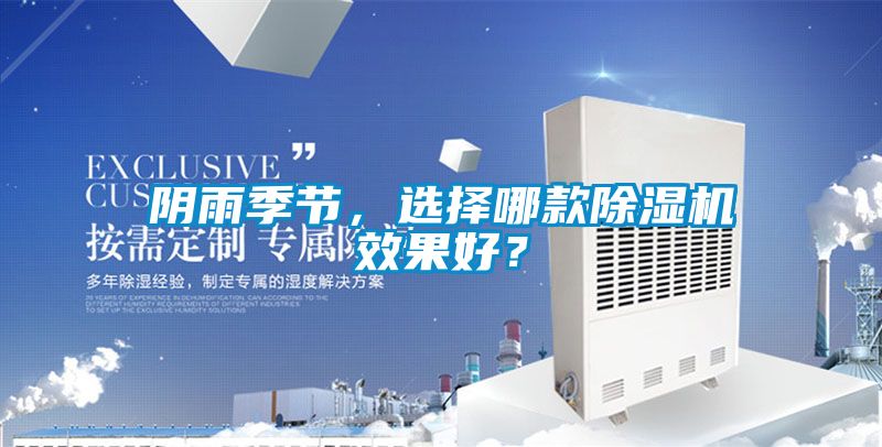 陰雨季節,選擇哪款除濕機效果好?