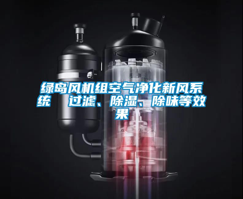 綠島風機組空氣凈化新風系統(tǒng) 過濾、除濕、除味等效果