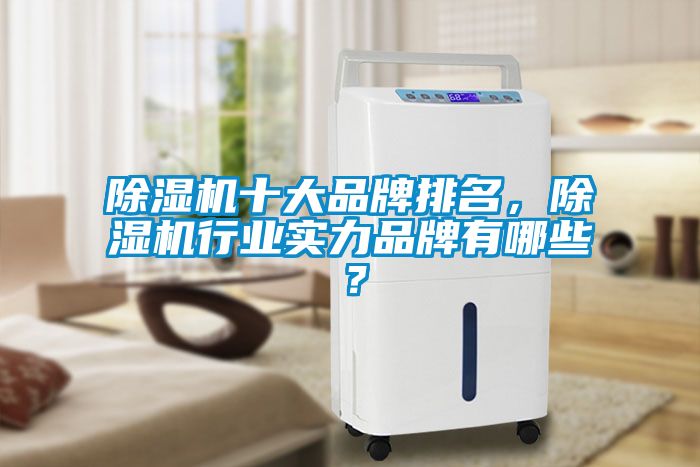 除濕機十大品牌排名，除濕機行業實力品牌有哪些？