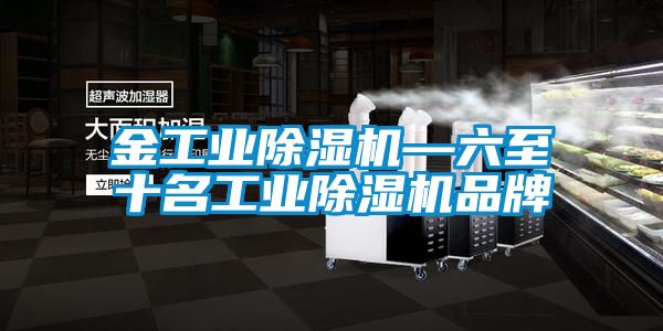 金工業除濕機—六至十名工業除濕機品牌