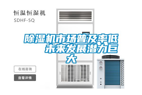 除濕機市場普及率低 未來發展潛力巨大