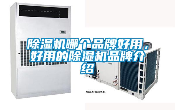 除濕機哪個品牌好用,好用的除濕機品牌介紹