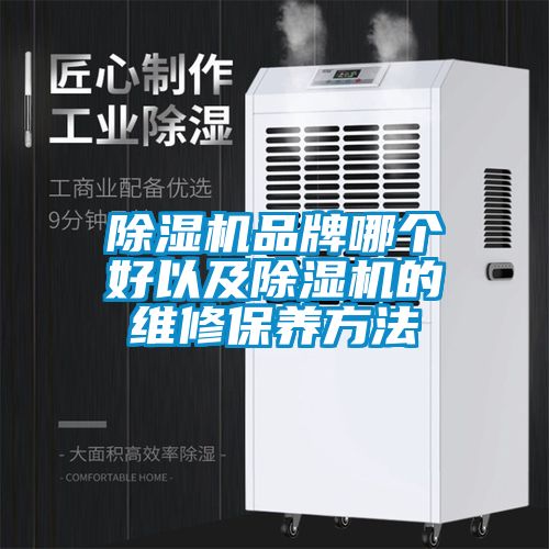 除濕機品牌哪個好以及除濕機的維修保養方法
