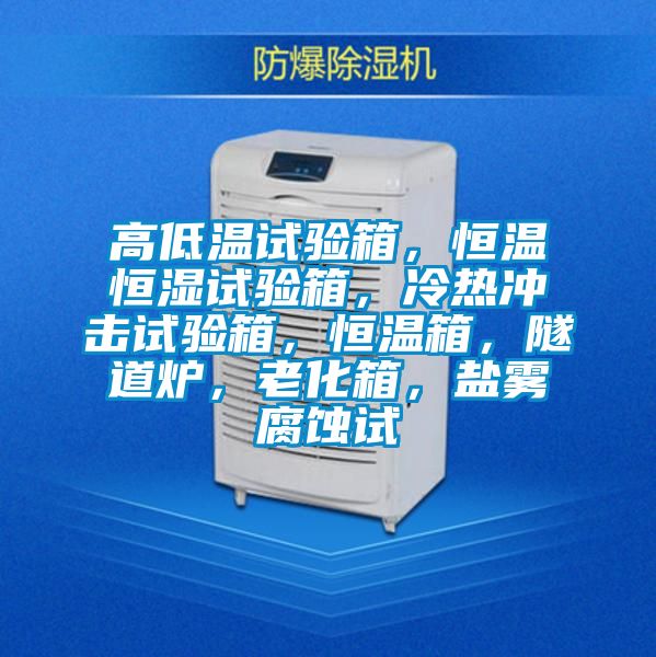 高低溫試驗(yàn)箱，恒溫恒濕試驗(yàn)箱，冷熱沖擊試驗(yàn)箱，恒溫箱，隧道爐，老化箱，鹽霧腐蝕試
