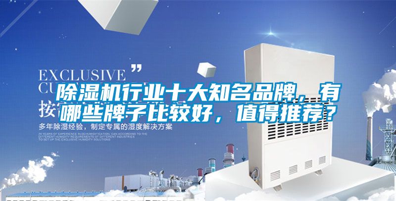 除濕機(jī)行業(yè)十大知名品牌，有哪些牌子比較好，值得推薦？