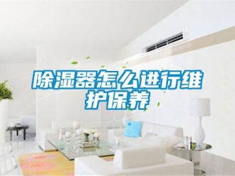 行業新聞除濕器怎么進行維護保養